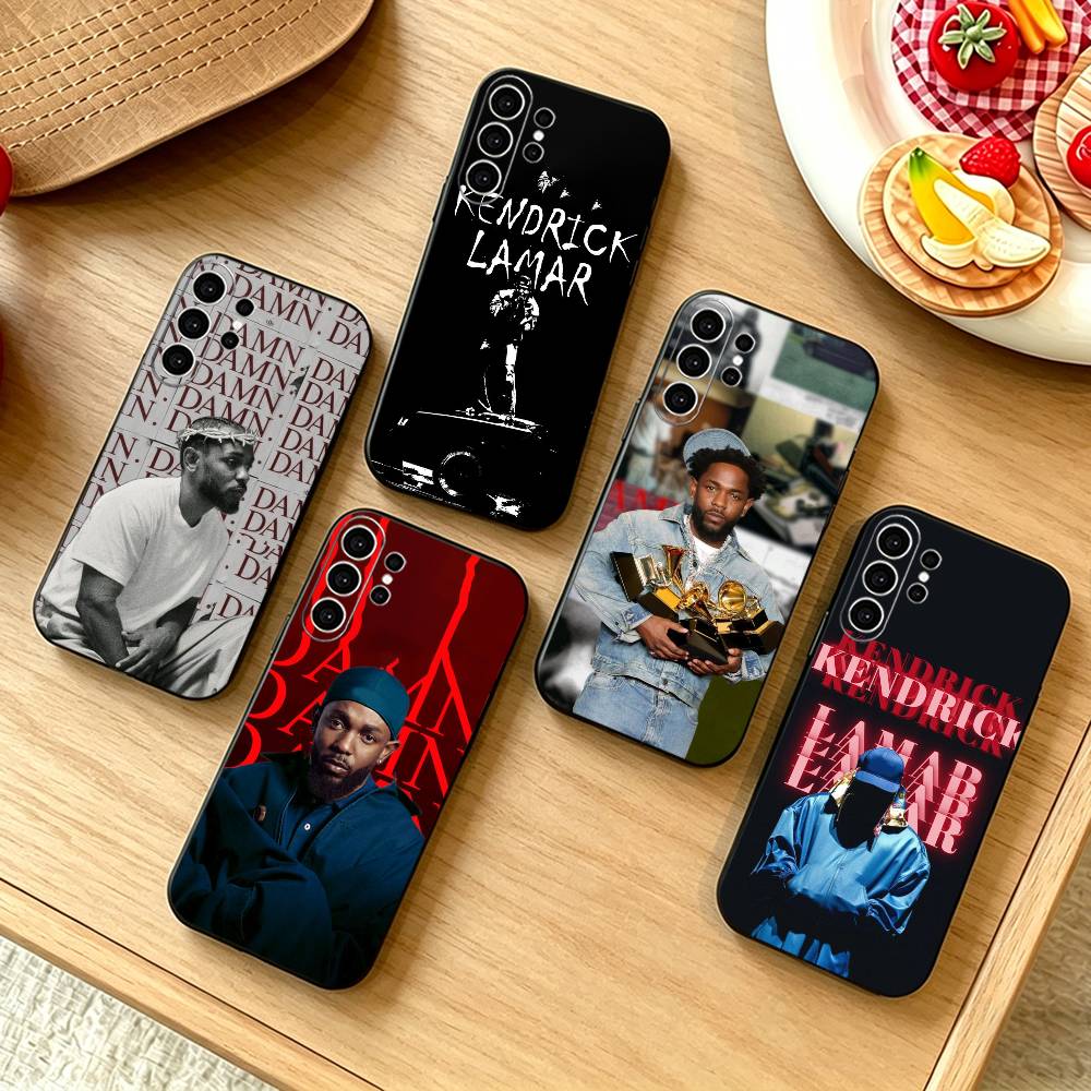 Чехол для телефона рэпера Кендрика Ламара для Samsung S25, S24, S21, S22, S23, S30, Ultra, S20, Plus, Fe, Note, 10, 9, 5G Черный