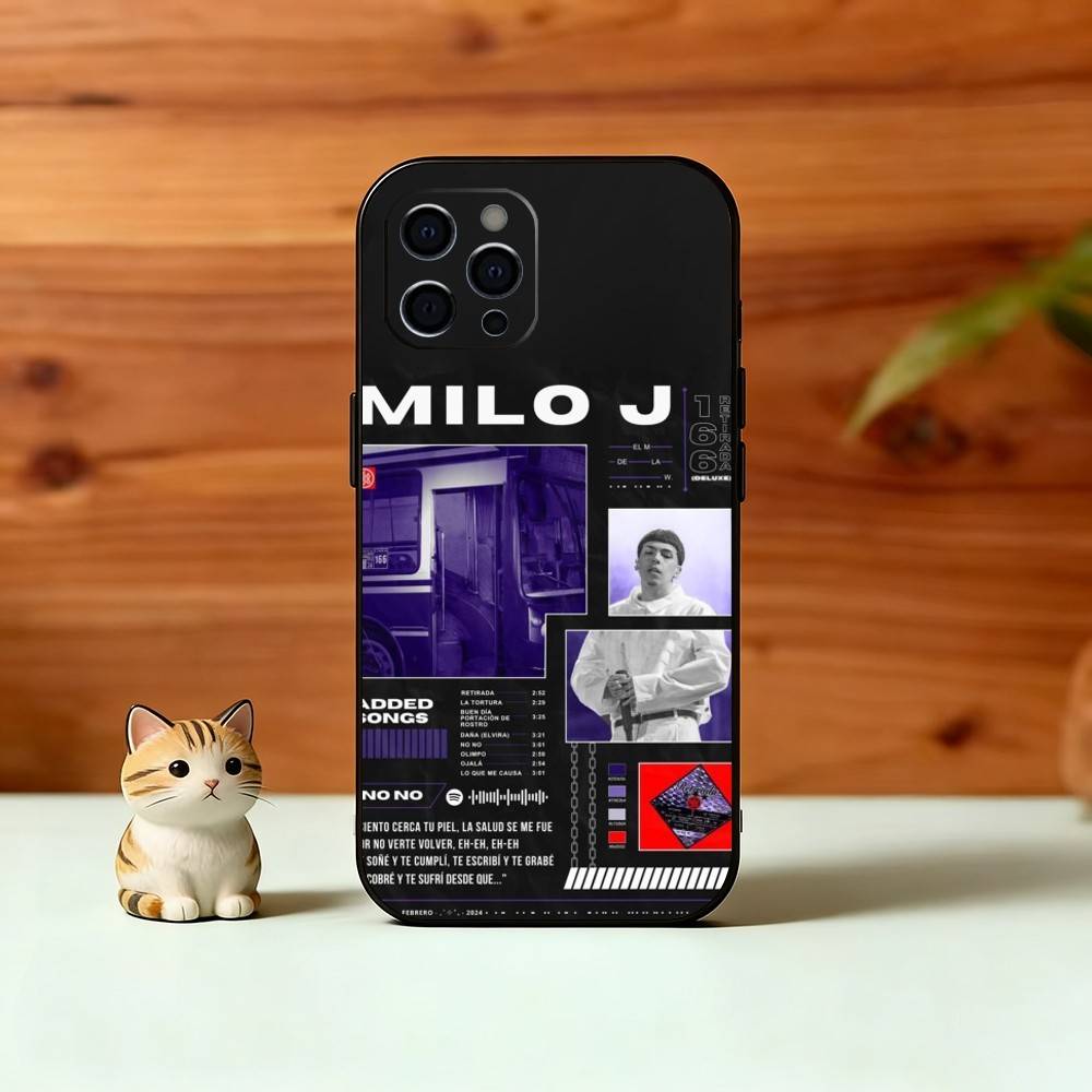 Чехол для телефона M-Milo J для iPhone 17,16,15,14,13,12,11 Plus,Pro Max,XS,Мягкий силиконовый черный чехол