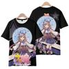 Аниме Umamusume Pretty Derby Рисовый Душ 3D Полноцветная Футболка Унисекс Для Фанатов Игры С Коротким Рукавом
