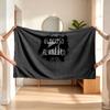 Santos (1) Flannel blanket a soft accent for the bedroom and living room and a cozy home gift