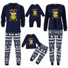 Christmas Prints Family Matching Long Sleeve Tops+Pants Set Family Matching Sets
