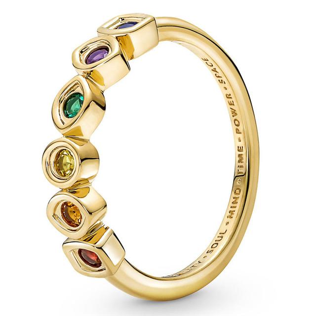 Кольцо из стерлингового серебра 925 пробы, кольцо с бабочкой и бесконечностью, камни персикового цвета, тройное кольцо с логотипом для женщин, подарок, модные украшения