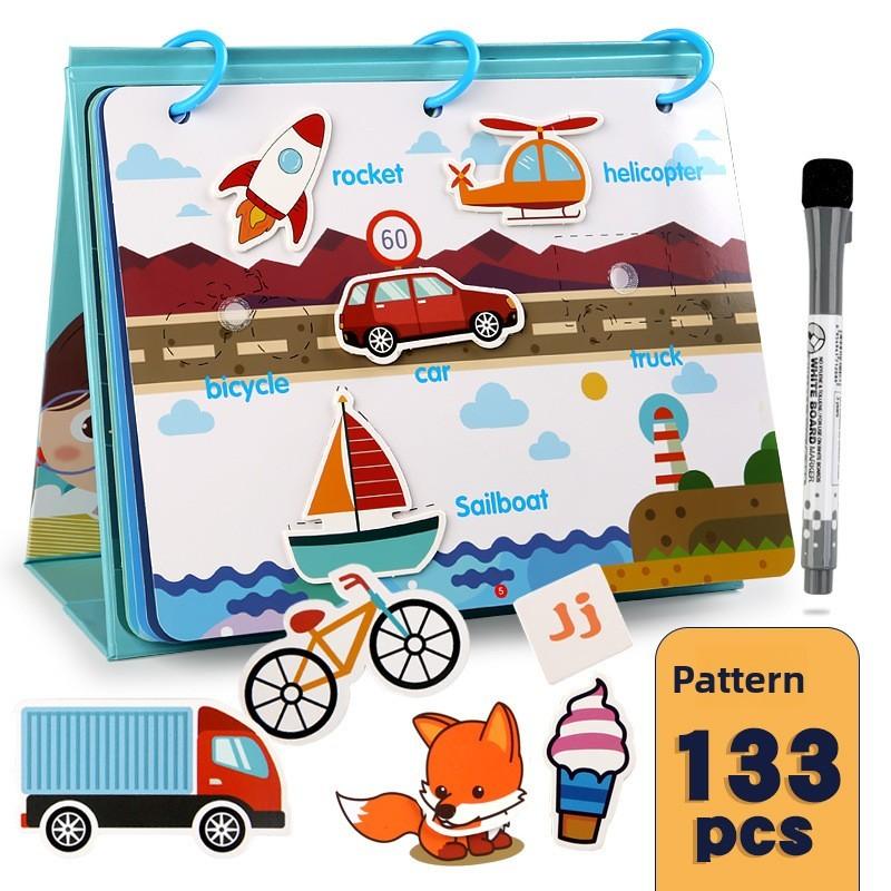 Детский настенный календарь-пазл для обучения и развития когнитивных способностей.