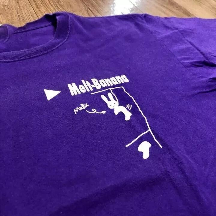 MELT BANANA Band Short Sleeve Cotton All Size S to 5XL Shirt Purple Unisex T-Shirt