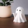 Милая статуэтка призрака в виде среднего пальца, маленькие страшные фигурки призраков, украшения для дома на Хэллоуин, полка для журнального столика