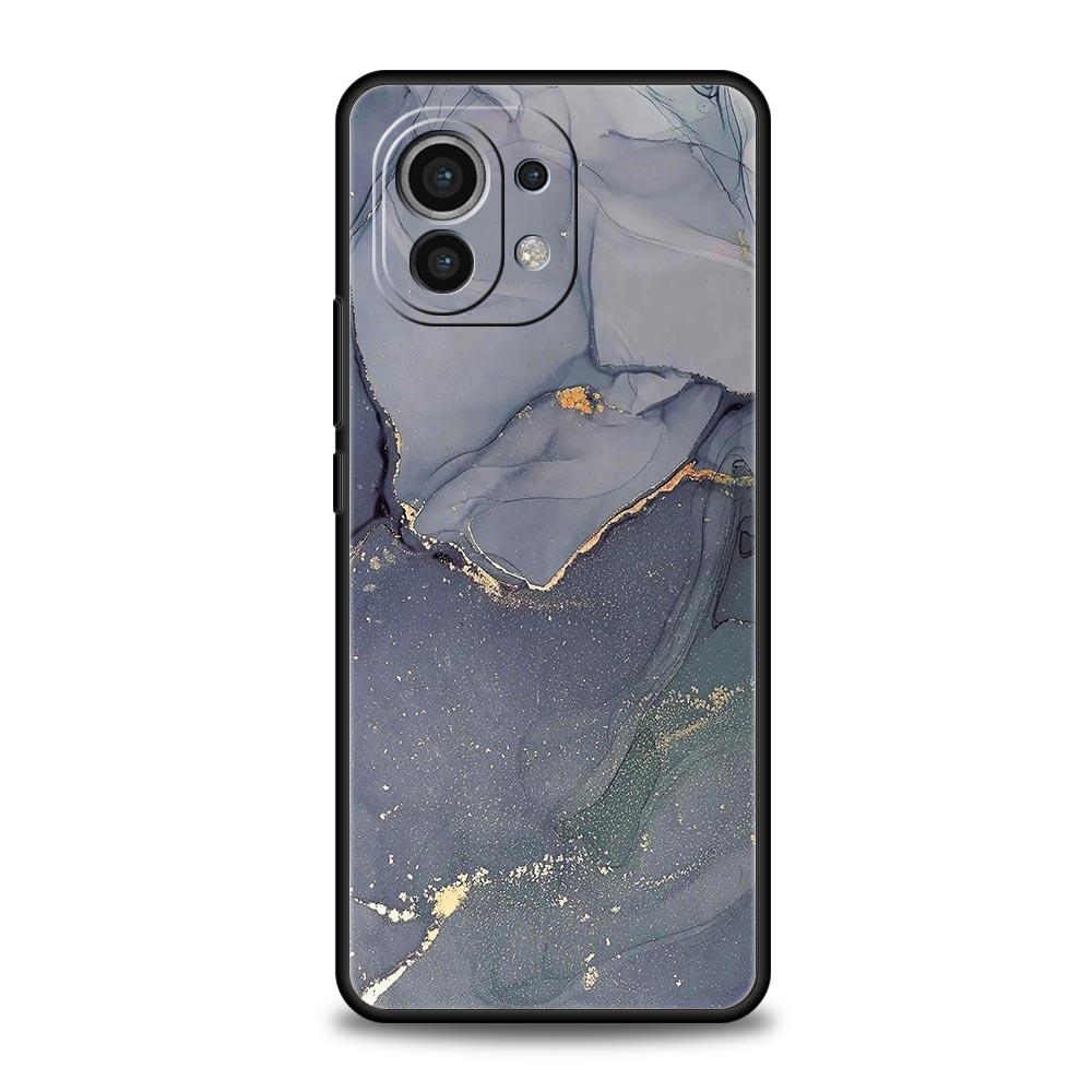 Чехол для телефона для Xiaomi 13 12 11 Lite 12T 11T 10T 9T Mi Poco M4 M3 X4 X3 Pro F4 F3 GT 5G Чехол Мягкий корпус Coque Мраморное искусство Мода