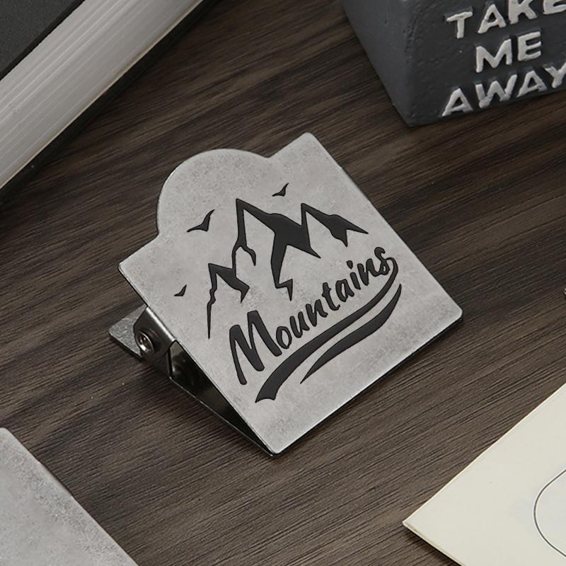 1PCS Retro Metal Binder Clips Foldback Notes Letter File Paper Clip Binding Securing Clips Office School Stationery 40mm