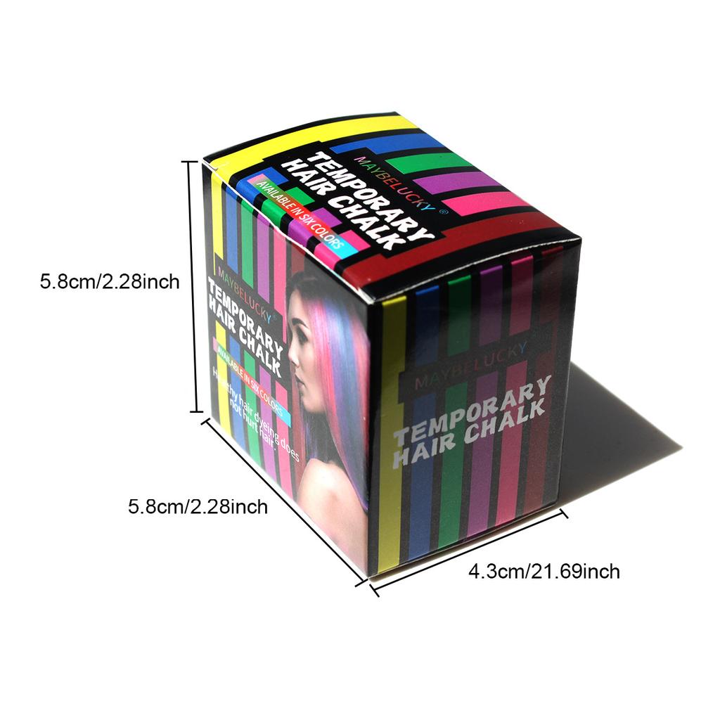 Disposable Six-color Hair Powder Set Box Is Convenient, Quick and Easy To Fade Without Hair Damage Stage Makeup Portable