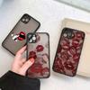 Жесткий матовый чехол «Сексуальная девушка с красными губами» для iPhone 14 15 Pro Max, чехлы для iPhone 13 11 12 Pro XR X XS Max 7 8 Plus SE2, мягкий бампер