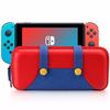 Portable Hard Shell Case for Nintend Switch Dual Zipper Magnetic Button Pouch Storage Bag NS Console