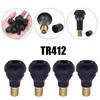 High Quality TR412 Rubber Valve Tubeless Nozzle with Valve Core Set of Four