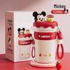 BaoYiduo Микки Маус 316 Нержавеющая сталь Детская термобутылка с двумя отделениями и трубочкой