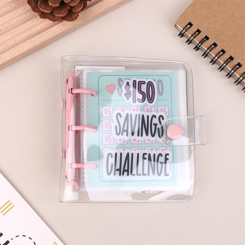 Мини-переплет для сбережений 150-5000 долларов США. Книга для сбережений. Бюджетное хранилище. Конверт для блокнота. Конкурс сбережений.