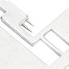 Железная игольная пластина Простая установка Принадлежность для швейной машины Прецизионная Поддержка ткани Совместимая замена игольной пластины