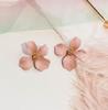 New Personality Temperament Sweet And Rotten Multicolor Three-dimensional Flower Earrings Fashion Wild Female Jewelry Gift