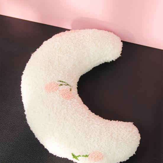 Успокаивающая подушка для питомцев Мягкая подушка-кровать для собак U-образной формы с поддержкой шеи Плюшевая пушистая подушка-полупончик Подушка для питомцев для маленьких собак кошек