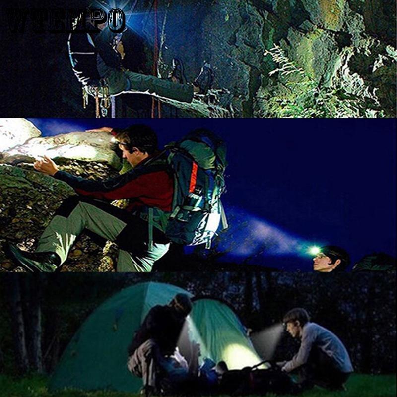 Светодиодный налобный фонарь, водонепроницаемый, для рыбалки, ночной, для рыбалки, уличный, мощный, перезаряжаемый литиевый налобный фонарь