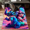 1pc S-Stitch Design Printed Area Rug Carpet for Bedroom Living Room Home Decor Rugs Mat Non Slip Mat Rug for Bedside