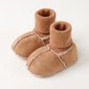 Thickened Baby Suede Leather Shoes Fleece-Lined Baby Winter Shoes  0-12 Months