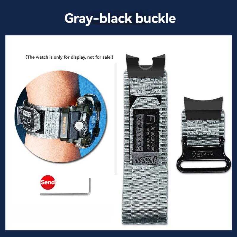 For Casio G-SHOCK 3rd generation Little Mud King 5594 Watchband GG-B100-1A modified nylon watch strap men Bracelet wristband