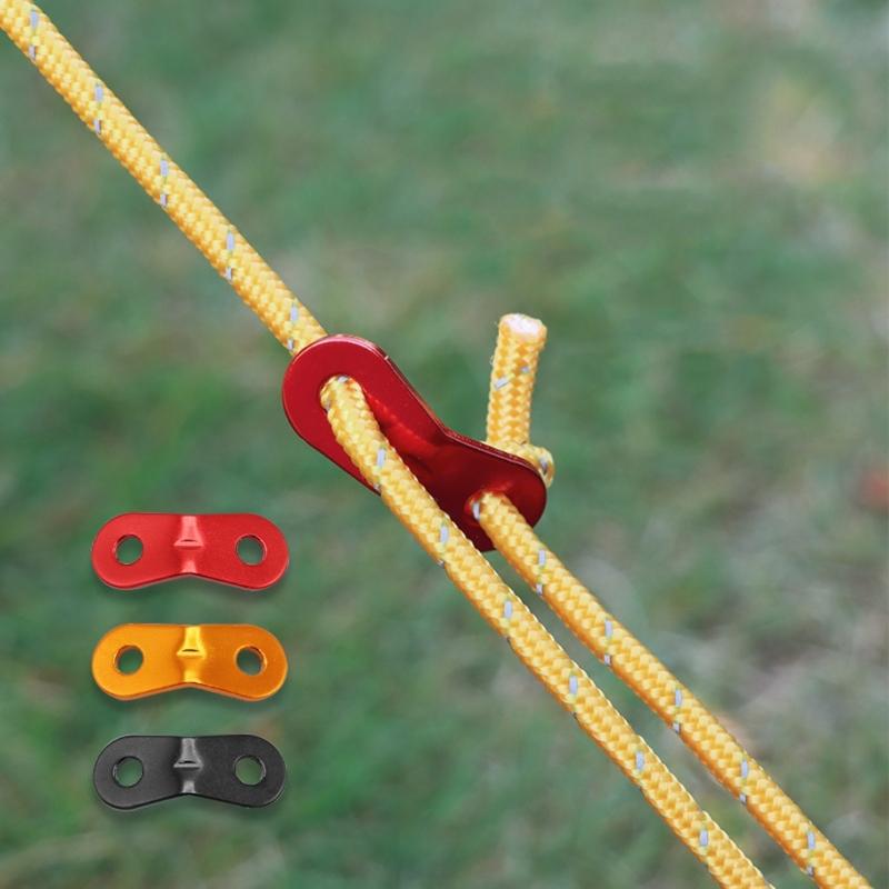 10lots Camping Tent Cord Tensioners High Strengths Stability Tent Rope Buckles Suitable for Various Rope