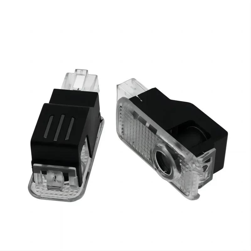 ZDVK6 2PCS LED For Skoda Superb 2 MK2 Superb 3 2006-2020 VRS Car Door Ghost Shadow Light logo Lamp Projector Decoration Accessories