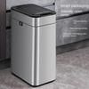 Умный мусорный бак из нержавеющей стали, автоматический датчик, кухонное мусорное ведро, большая емкость, корзины для пищевых отходов, корзина для мусора в ванной комнате