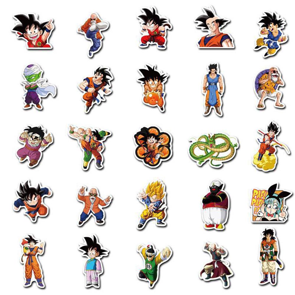 10/30/50 шт. Наклейки с граффити из аниме Dragon Ball Супер Сайян Сон Гоку Наклейка на телефон, ноутбук, шлем Крутые мультяшные наклейки