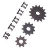 3 шт. 9T 11T 15T звездочки из высокопрочной стали и замыкающие звенья цепи для цепей T8F