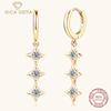 2025 The New Star Moisanne Earrings Niche Design To Feel The Star Fringe Earrings