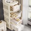 Snack Cabinet Cart Trolley Multi-Layer Snack Cabinet Cart Movable Bookshelf Rolling Drawer Storage Cabinets Drawer-Type Trolley