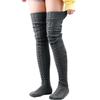 Women's Stockings Wool Foot Warmers Fashion Lady Stockings Cute Autumn Winter Solid Color Thigh-high Socks Acrylic Fibers