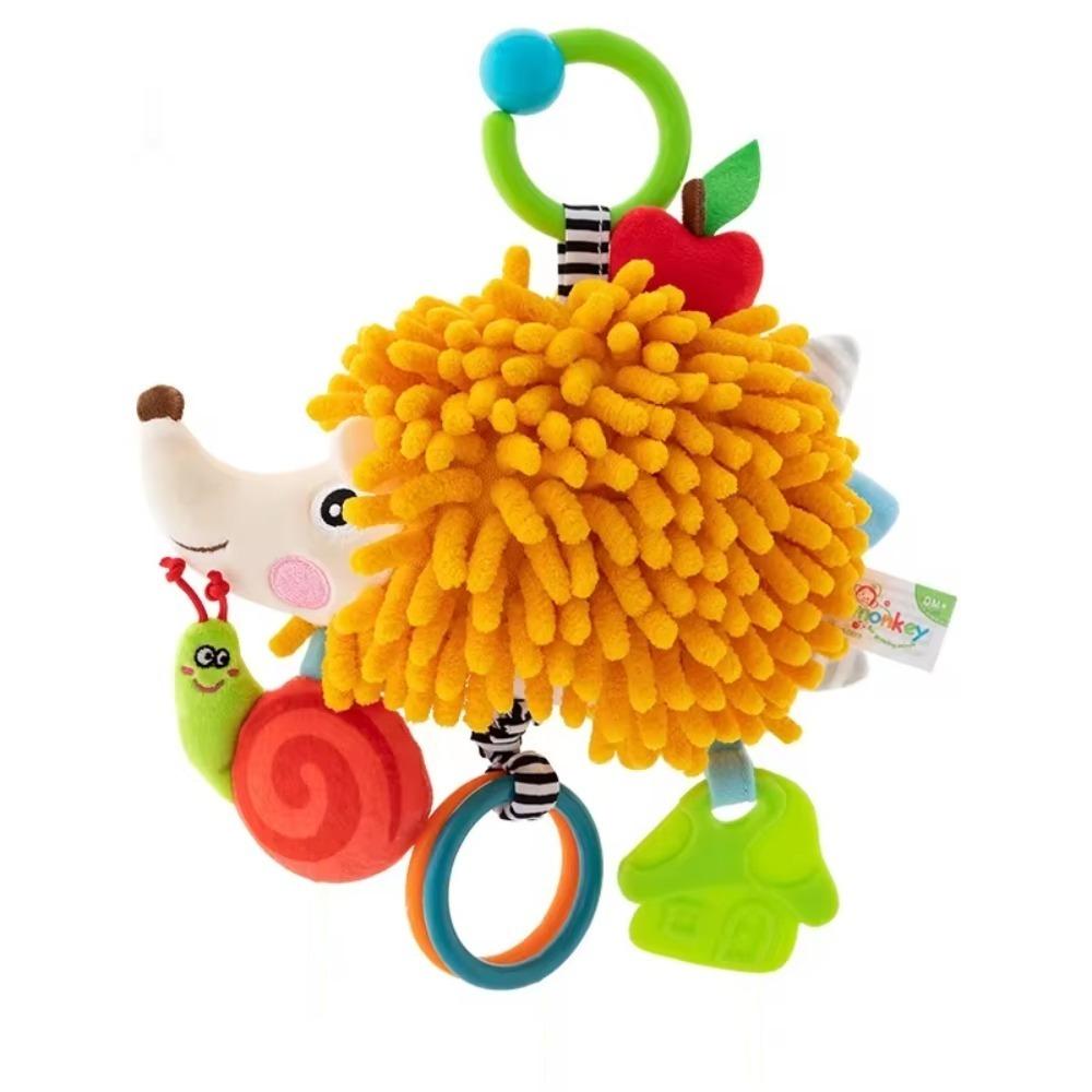 Plush Baby Crib Bell Toys Removable Kids Stuffed Animal Toys Infant Soft Plush Toy  for 0-12 Months
