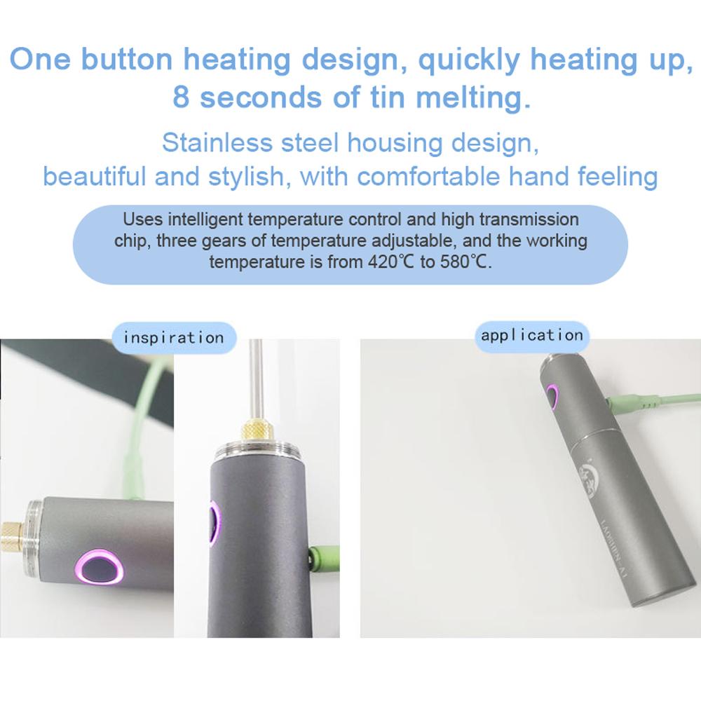 Бытовой мини-портативный USB перезаряжаемый паяльник высокой мощности, многофункциональный электросварочный аппарат