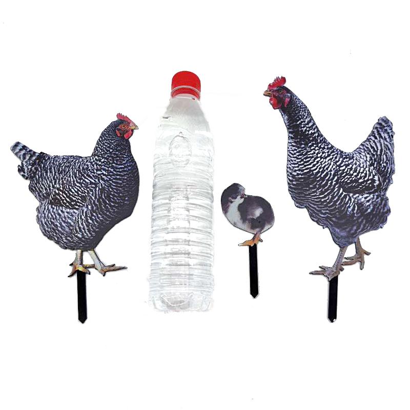 Колышек Петух Курица Скульптура Двор Сад Животное Статуэтка Фигурка Колышки Украшения Акриловый Задний Двор Газон Знак Орнамент