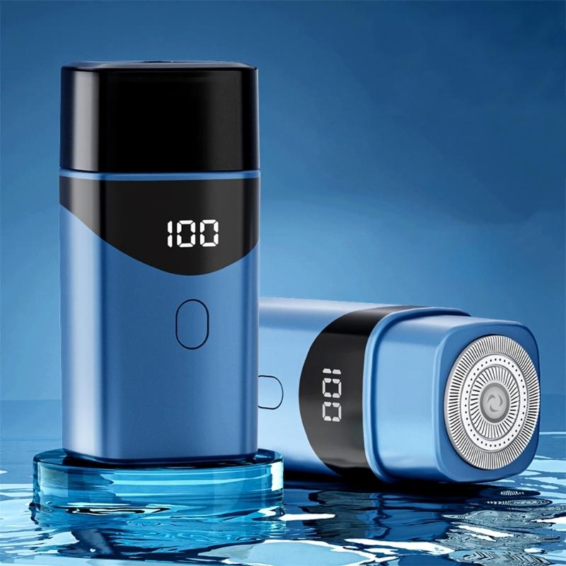 Travel Friendly Rechargeable Electric Shaver Waterproof Electric Shaver ABS Texture Suitable for Men Wet and Dry Use