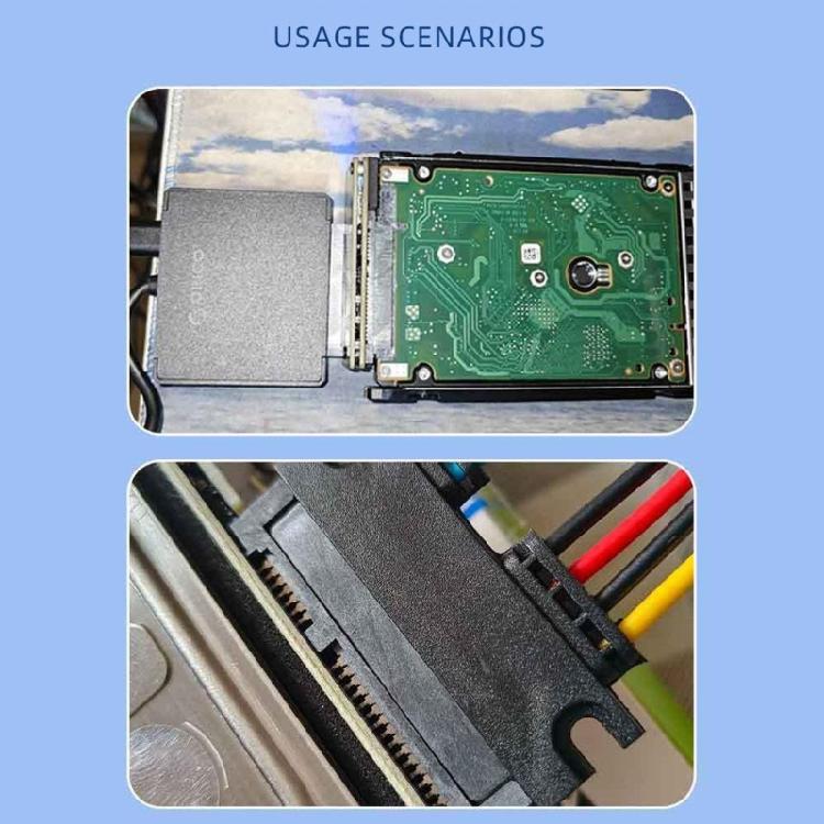 Hard Drive Interfaces Converters 29Pin to 22Pin SATAs to SASs with Toolless Installation Wide Compatibility ABS Build