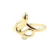 Gold Plated 'Snake' Ring