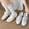 Ballet Training Board Shoes Women's 2025 Autumn New Chic Niche Korean Version of White Shoes Flat-bottomed Breathable Student Leisure
