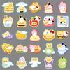Декоративный набор наклеек Sanrio x Butter Bear - 50 листов для планировщиков и чемоданов