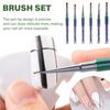 6 шт. Кисти для дизайна ногтей Кисти для дизайна ногтей Кисть для подводки ногтей Ручки для точек на ногтях для домашнего использования Профессиональный маникюрный салон