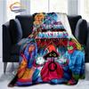 Cartoon Masters of The Universe Fashion Cashmere Blanket 3D Printed He-Man Flannel Blanket Plush Soft Comfortable Home Blanket
