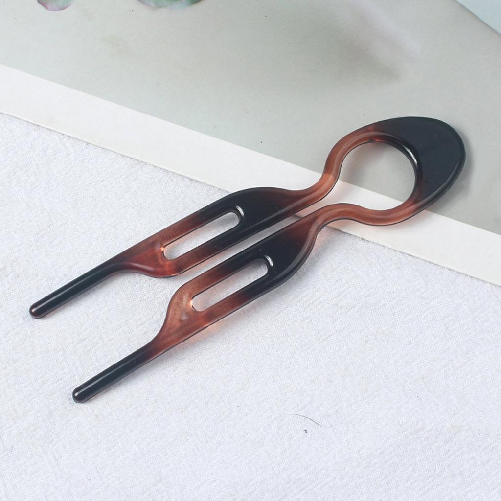 Американская U-образная волнистая заколка для женщин с прической на затылке, универсальная заколка для волос с повязкой на голову