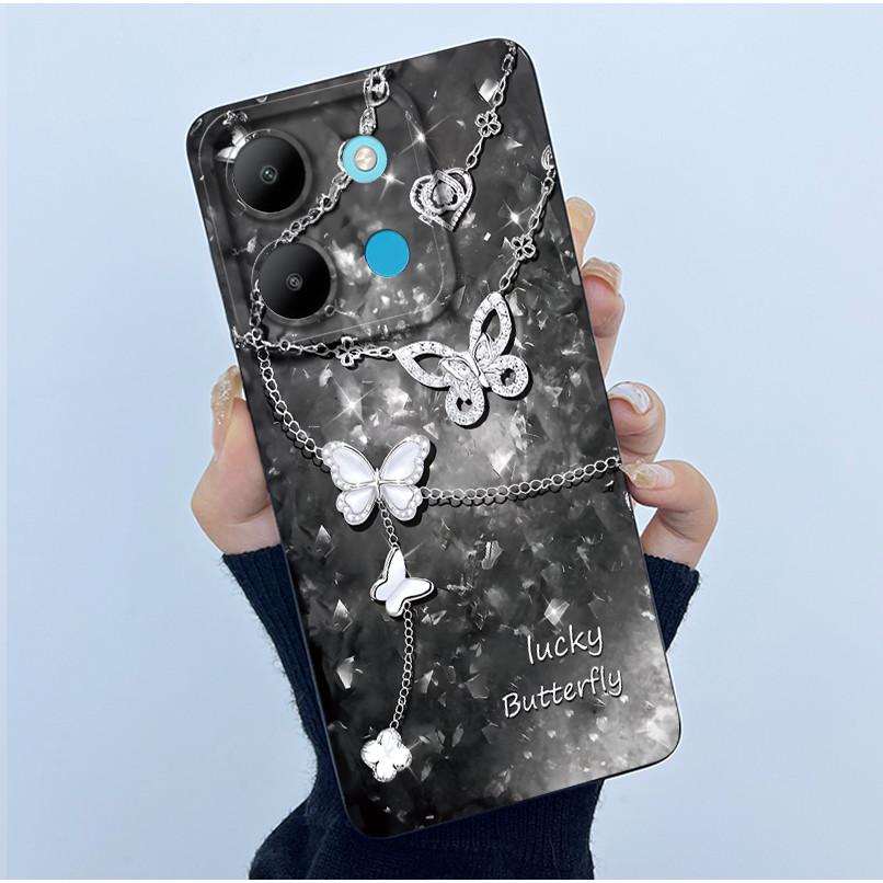 Чехол для Infinix Smart 7 X6515 Smart 7 HD X6516 Модный Простой Чехол Мягкий Силиконовый Чехол для Телефона Для infinix Smart7 Plus Чехлы