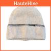 Simple Knitted Hat With Solid Color Design For Fall And Winter Insulation And Style