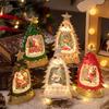 Christmas Tree Light Decorations Candles Snowflakes Table Decorations Christmas Gifts Sound Pop