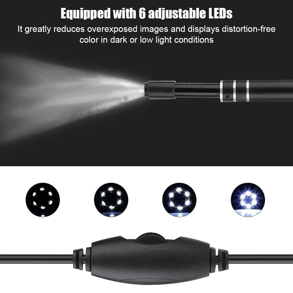 HD Camera Visible Ear Spoon Tory Meatus for Windows PCfor Android TypE C Phone Endoscope