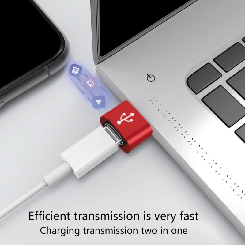 Металлический USB C Type C Папа к USB 3.0 Мама OTG Адаптер-конвертер для синхронизации данных и зарядки для камер, телефонов, ноутбуков