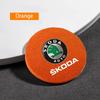 Car Water Coasters Non-slip Insulation Pad Groove Mat For Skoda octavia 2 a7 a5 rapid fabia yeti superb SCALA citigo Accessories  RS2