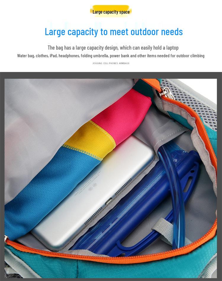 Unisex Cross-Border Cycling Backpack: Lightweight, Large-Capacity Travel Bag for Hiking and Mountaineering